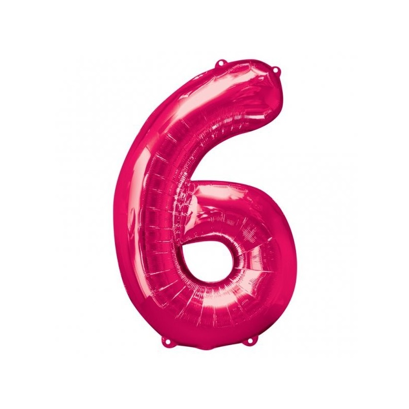 Anagram Supershape Number - 6 Pink