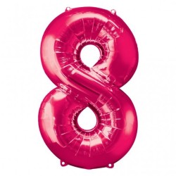 Anagram Supershape Number - 8 Pink