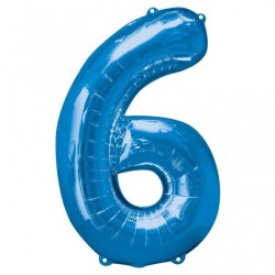 Anagram Supershape Number - 6 Blue