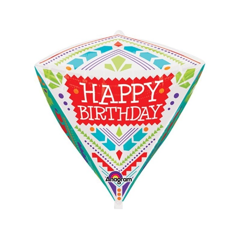 Anagram Supershape Diamondz - Scandi Happy Birthday