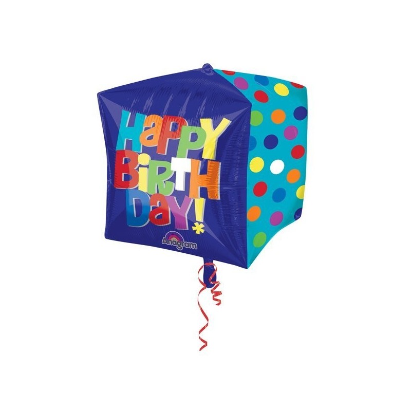 Anagram Supershape Cubez - Bright Happy Birthday
