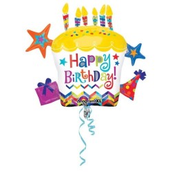 Anagram Supershape - Happy Birthday Cupcake Star