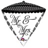 Anagram Supershape Diamondz - Sophisticated Mr & Mrs