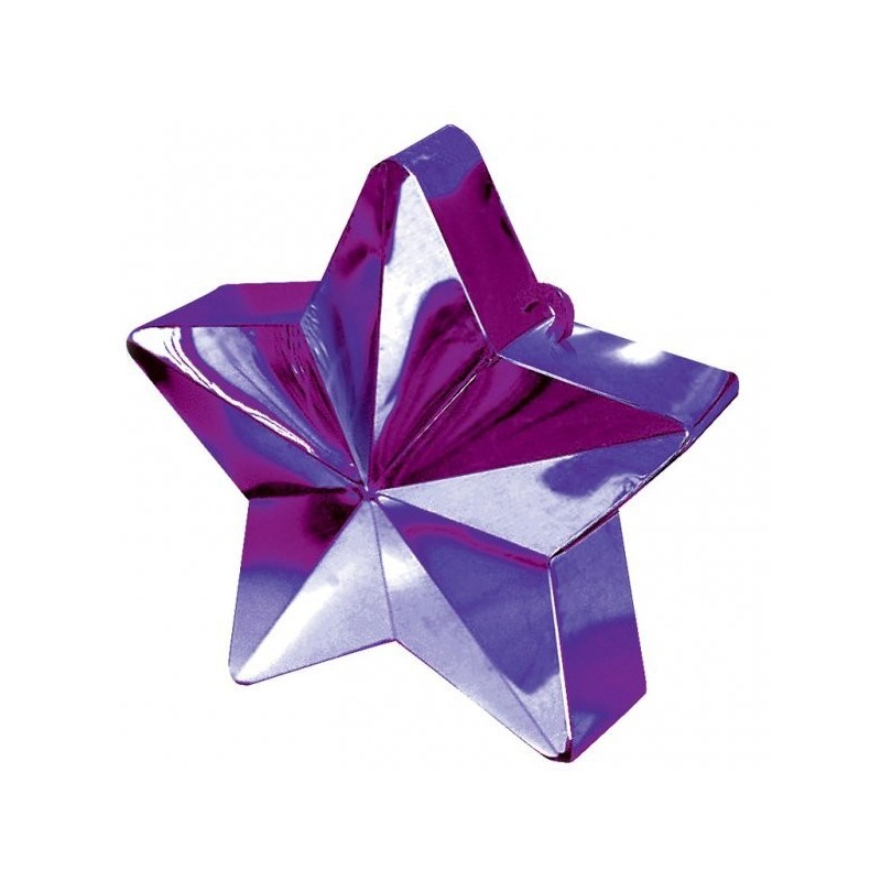 Amscan Star Balloon Weight - Purple