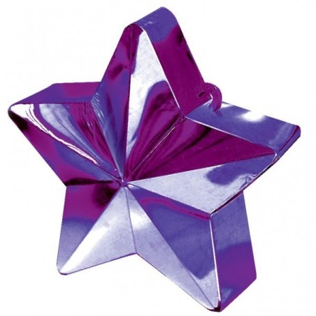 Amscan Star Balloon Weight - Purple