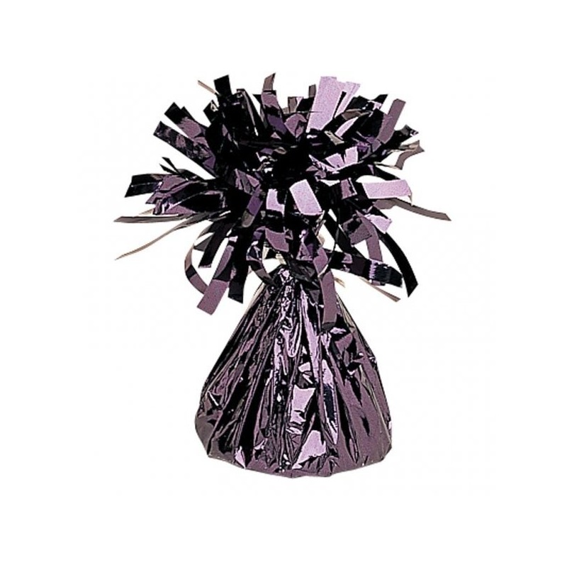 Amscan Foil Tassels Balloon Weight - Black