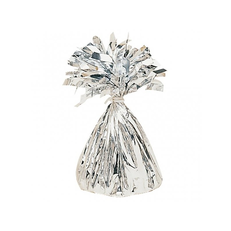 Amscan Foil Tassels Balloon Weight - Silver
