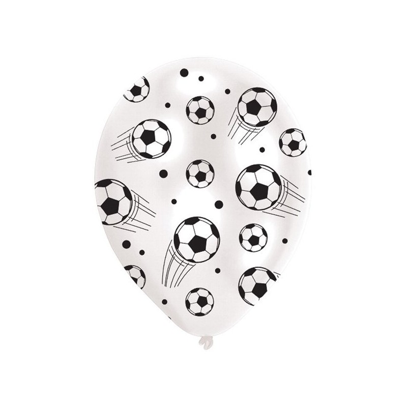 Amscan Football Latex Balloons - White