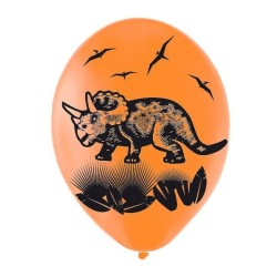 Amscan Prehistoric Party Latex Balloons - Assorted