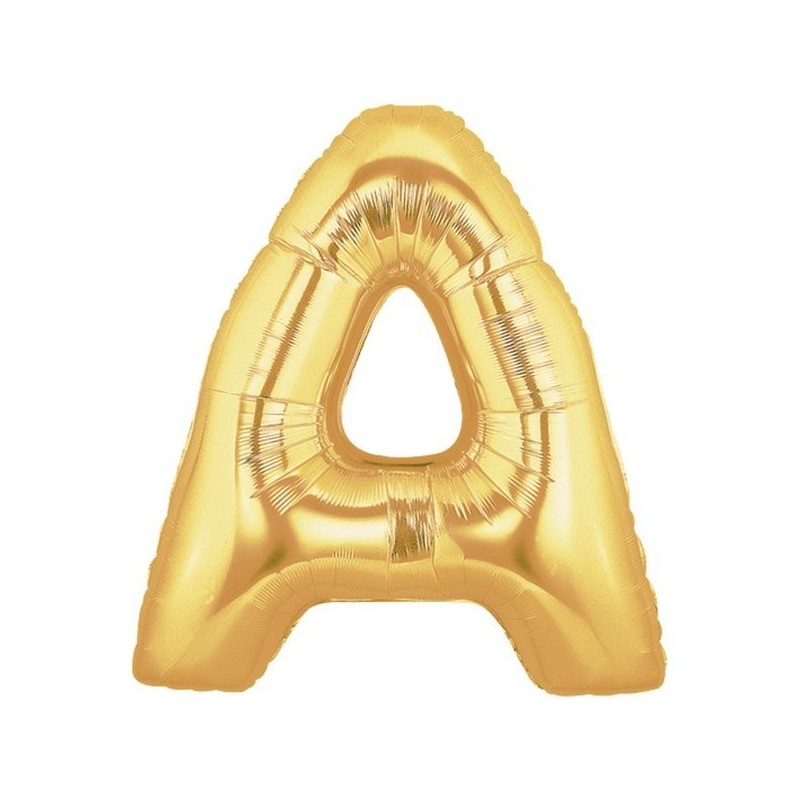 Oaktree Megaloon 40 Inch Letter A Gold