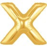 Oaktree Megaloon 40 Inch Letter X Gold