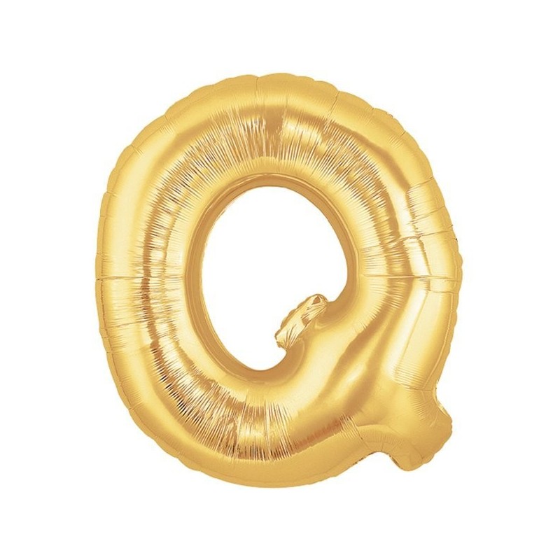 Oaktree Megaloon 40 Inch Letter Q Gold