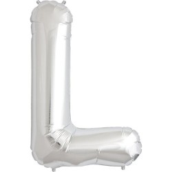 NorthStar 34 Inch Letter Balloon L Silver