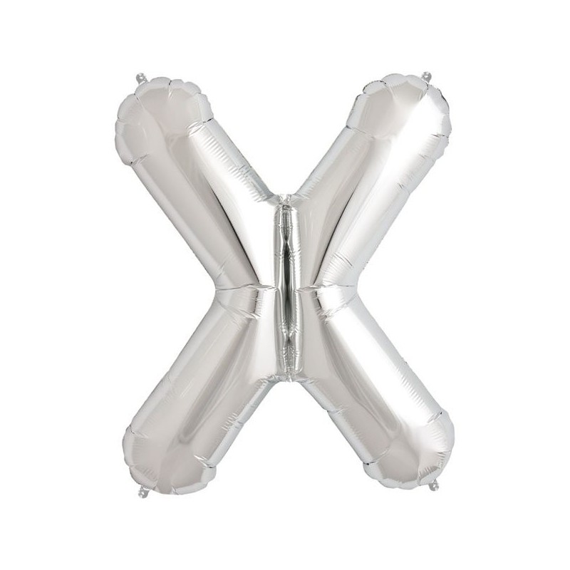 NorthStar 34 Inch Letter Balloon X Silver