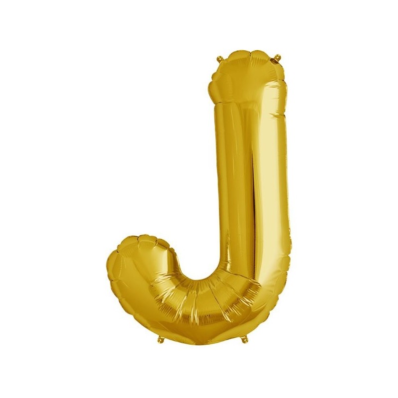 NorthStar 34 Inch Letter Balloon J Gold