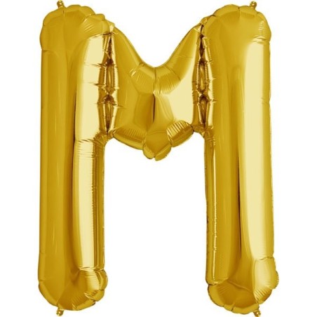 NorthStar 34 Inch Letter Balloon M Gold