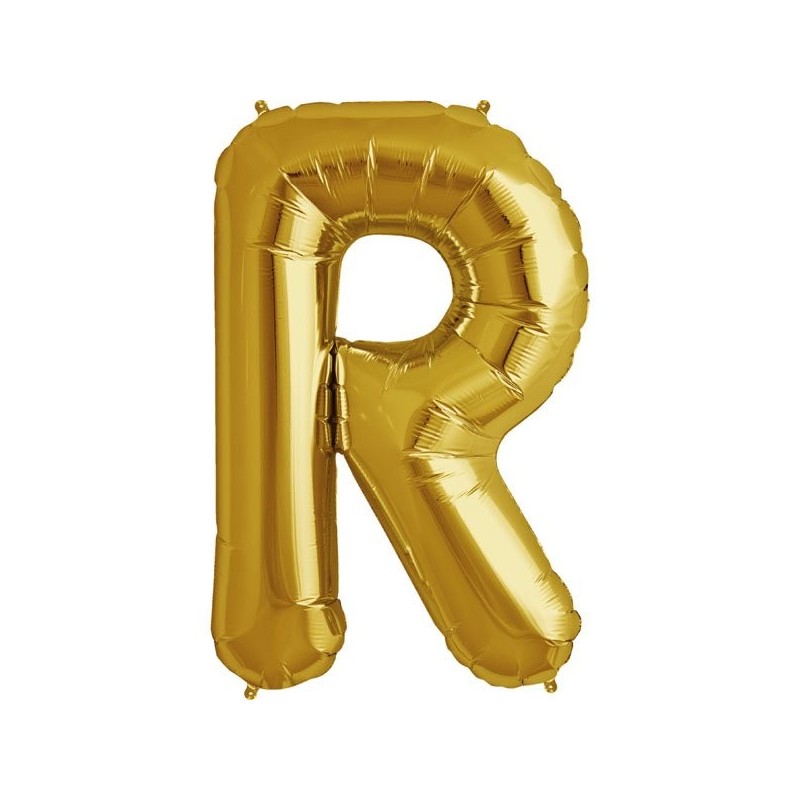 NorthStar 34 Inch Letter Balloon R Gold