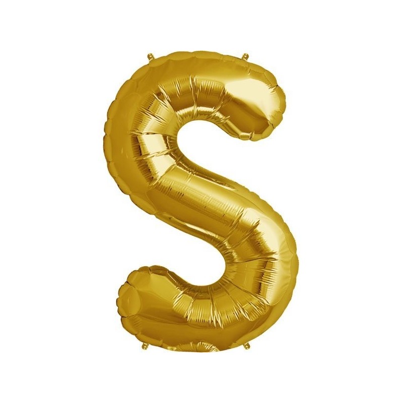 NorthStar 34 Inch Letter Balloon S Gold