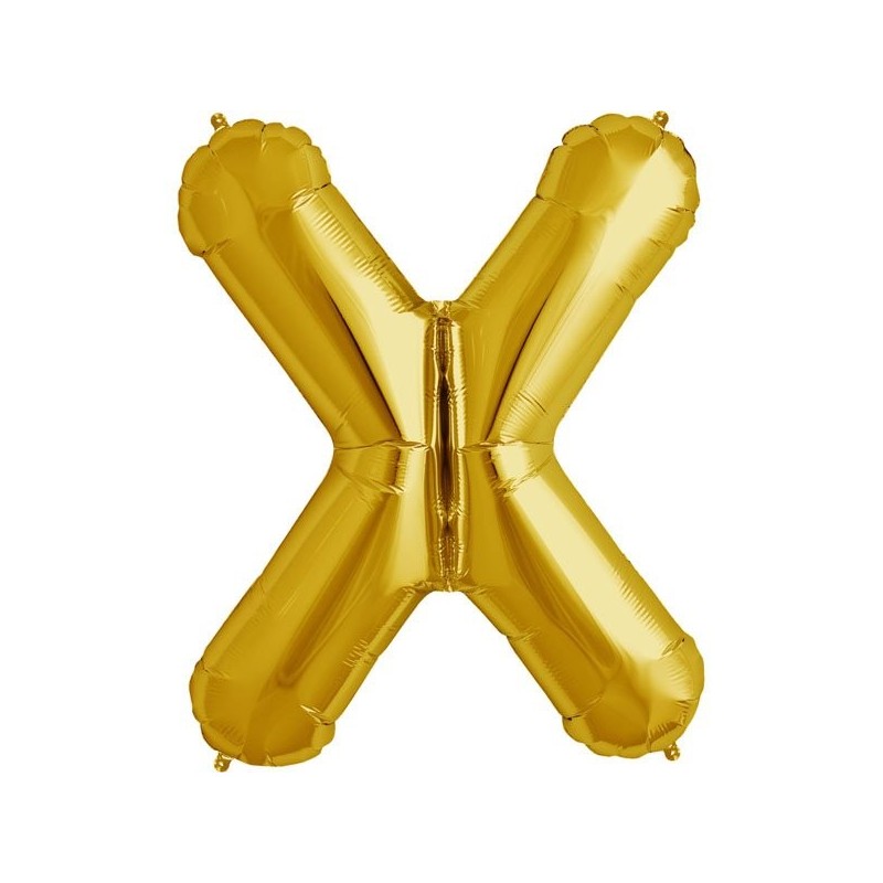 NorthStar 34 Inch Letter Balloon X Gold