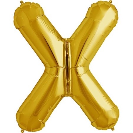 NorthStar 34 Inch Letter Balloon X Gold