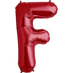NorthStar 34 Inch Letter Balloon F Red