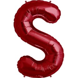 NorthStar 34 Inch Letter Balloon S Red