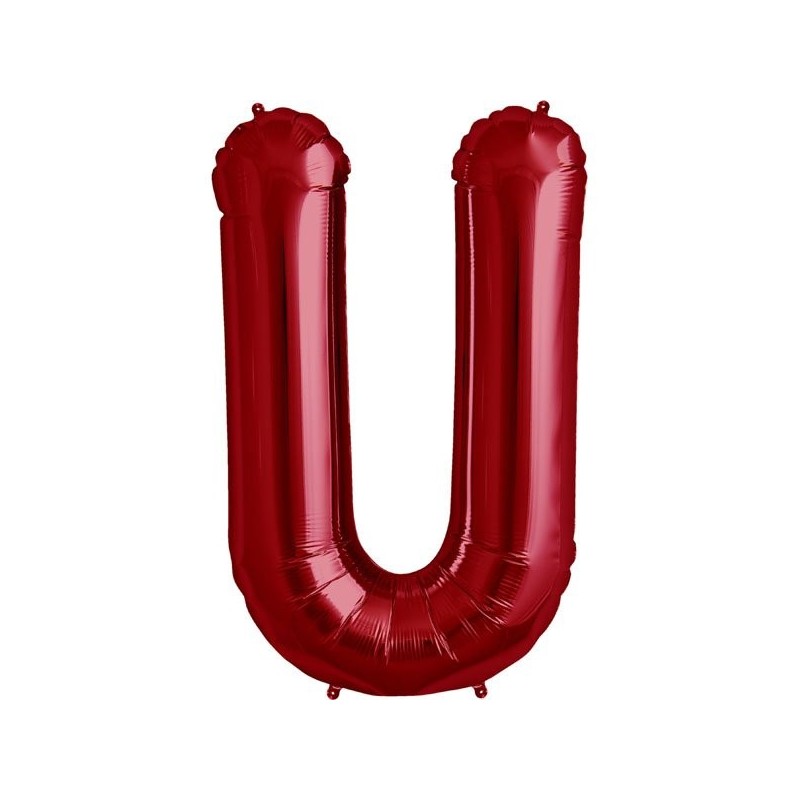 NorthStar 34 Inch Letter Balloon U Red