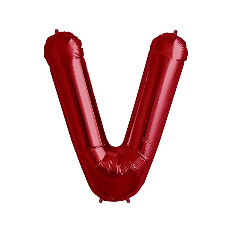 NorthStar 34 Inch Letter Balloon V Red