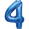 NorthStar 16 Inch Number Balloon 4 Blue