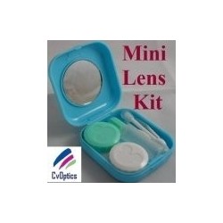 Blue Mini Contact Lens Travel Kit