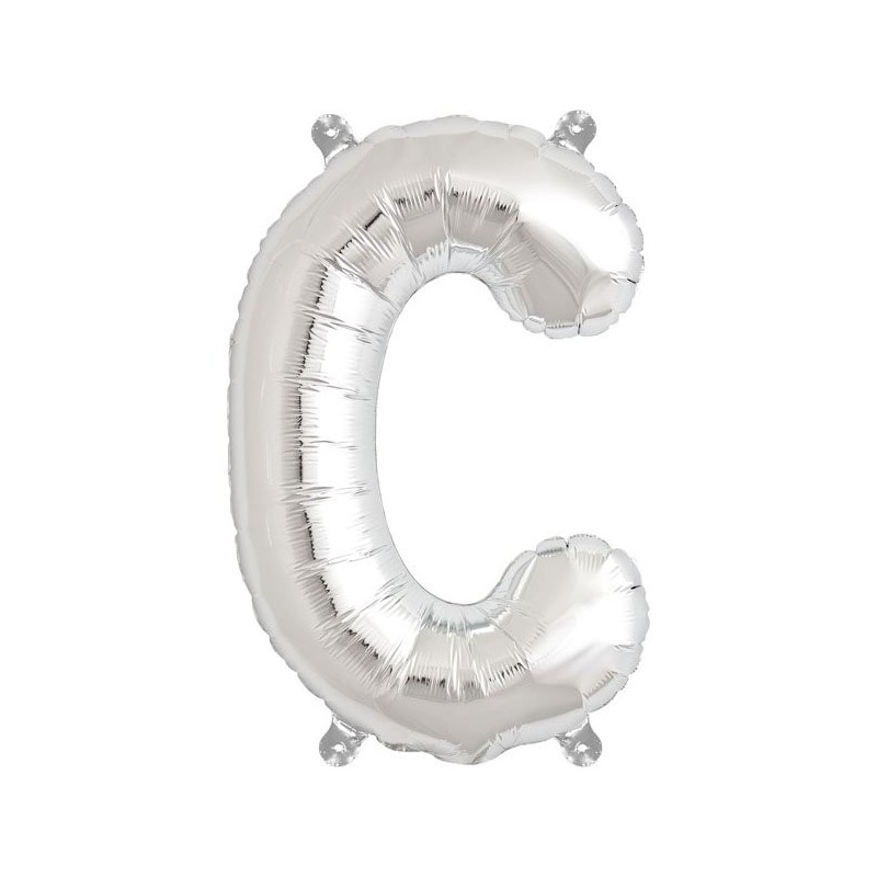 NorthStar 16 Inch Letter Balloon C Silver
