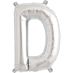 NorthStar 16 Inch Letter Balloon D Silver