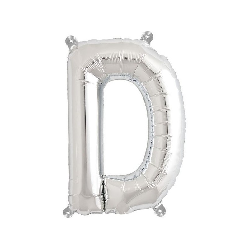 NorthStar 16 Inch Letter Balloon D Silver