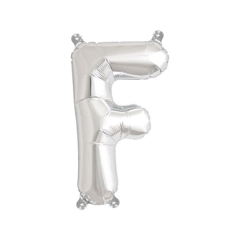 NorthStar 16 Inch Letter Balloon F Silver