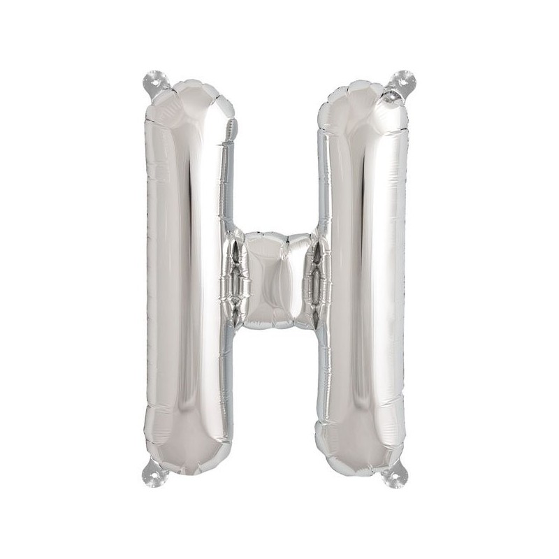 NorthStar 16 Inch Letter Balloon H Silver