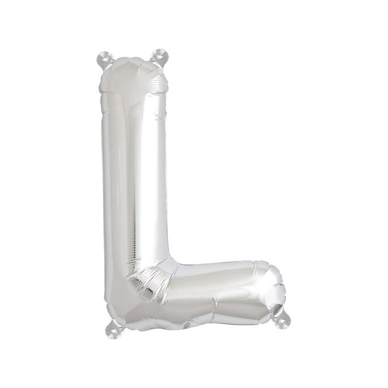 NorthStar 16 Inch Letter Balloon L Silver