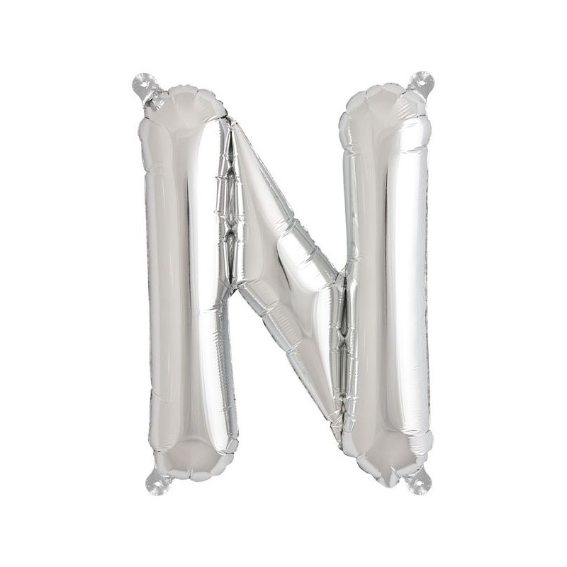 NorthStar 16 Inch Letter Balloon N Silver