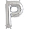 NorthStar 16 Inch Letter Balloon P Silver