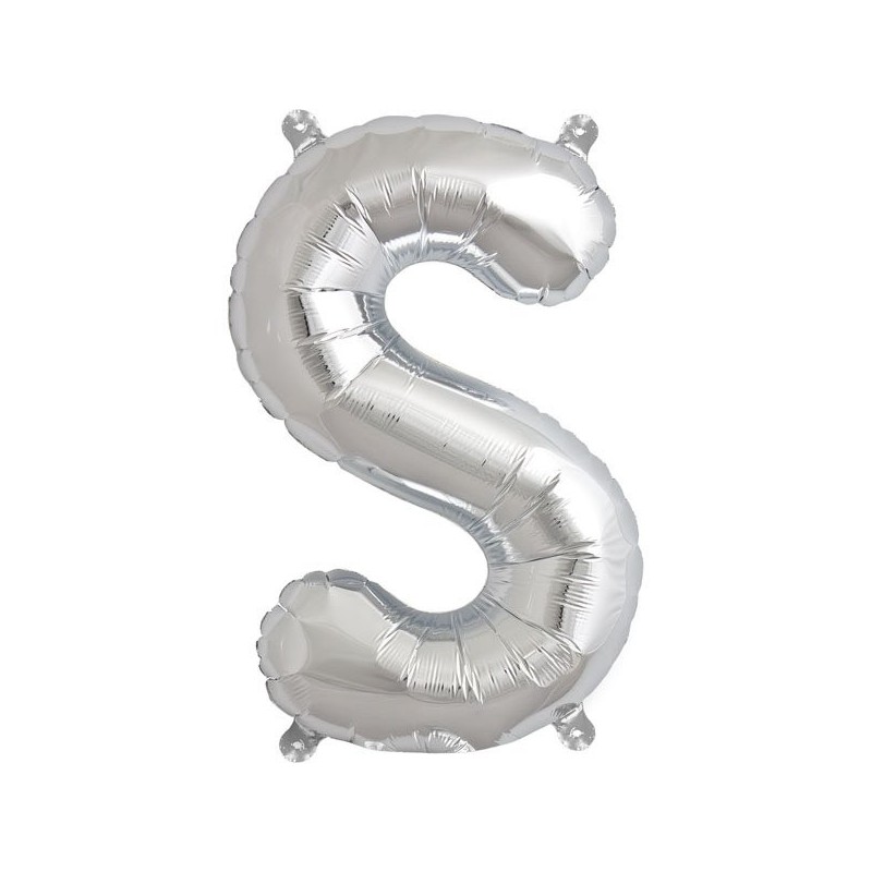 NorthStar 16 Inch Letter Balloon S Silver