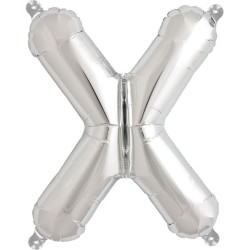 NorthStar 16 Inch Letter Balloon X Silver