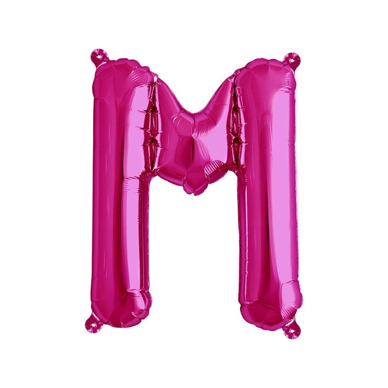 NorthStar 16 Inch Letter Balloon M Magenta