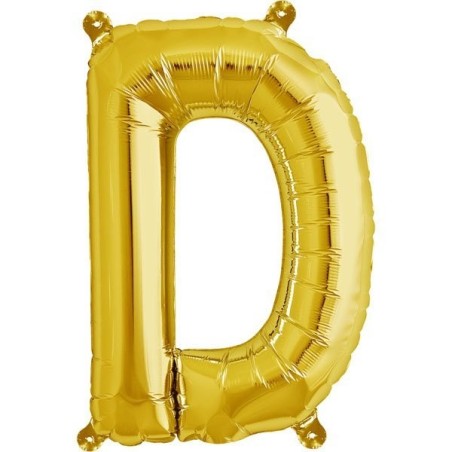 NorthStar 16 Inch Letter Balloon D Gold