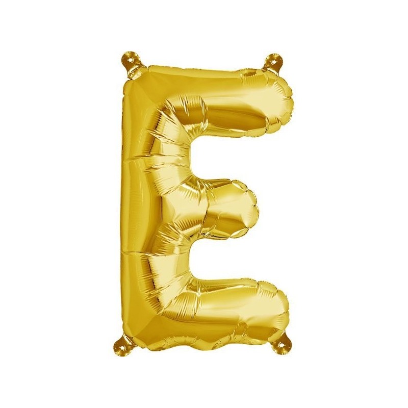 NorthStar 16 Inch Letter Balloon E Gold