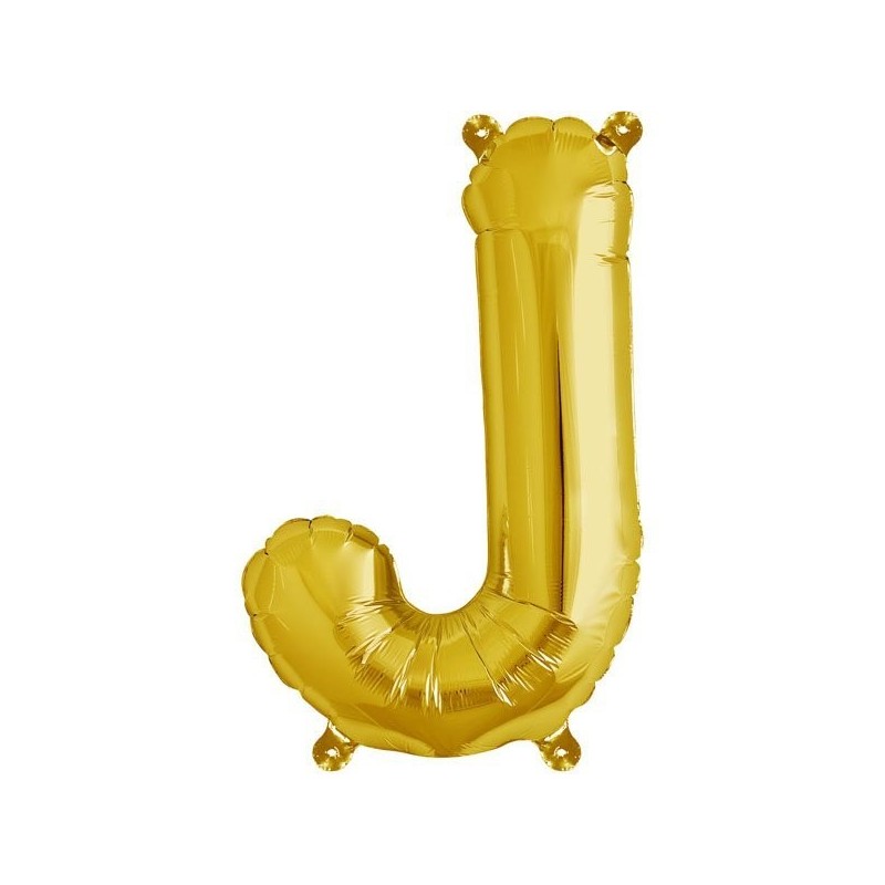 NorthStar 16 Inch Letter Balloon J Gold