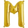 NorthStar 16 Inch Letter Balloon M Gold