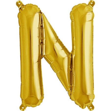 NorthStar 16 Inch Letter Balloon N Gold