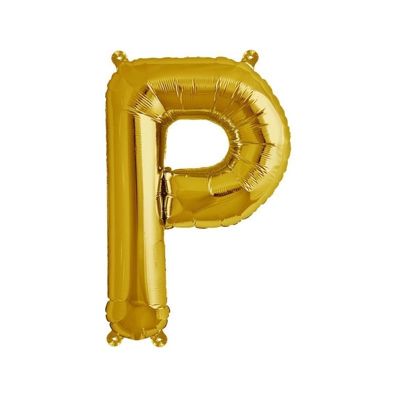 NorthStar 16 Inch Letter Balloon P Gold