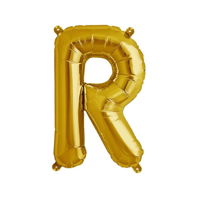 NorthStar 16 Inch Letter Balloon R Gold