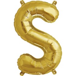 NorthStar 16 Inch Letter Balloon S Gold