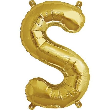 NorthStar 16 Inch Letter Balloon S Gold